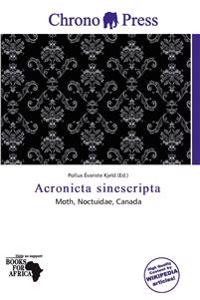 Acronicta sinescripta