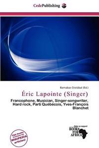 Éric Lapointe (Singer)