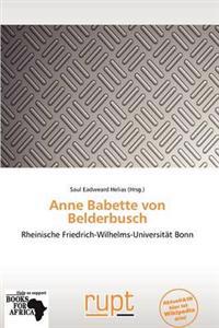 Anne Babette von Belderbusch