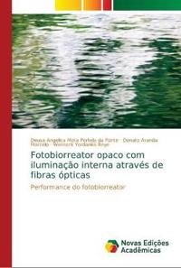 Fotobiorreator opaco com iluminação interna através de fibras ópticas