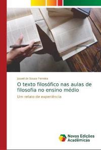 O texto filosófico nas aulas de filosofia no ensino médio