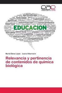 Relevancia y pertinencia de contenidos de química biológica