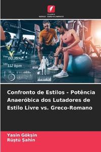 Confronto de Estilos - Potência Anaeróbica dos Lutadores de Estilo Livre vs. Greco-Romano