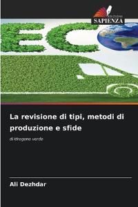 La revisione di tipi, metodi di produzione e sfide