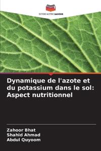 Dynamique de l'azote et du potassium dans le sol