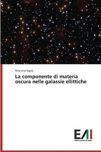 La componente di materia oscura nelle galassie ellittiche