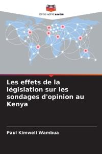 Les effets de la législation sur les sondages d'opinion au Kenya