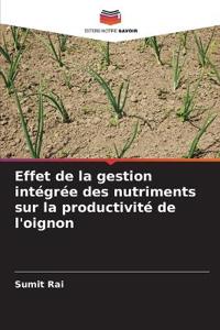 Effet de la gestion intégrée des nutriments sur la productivité de l'oignon
