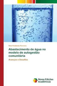 Abastecimento de água no modelo de autogestão comunitária