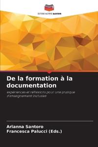 De la formation à la documentation