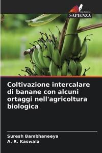 Coltivazione intercalare di banane con alcuni ortaggi nell'agricoltura biologica