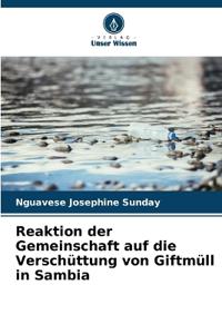 Reaktion der Gemeinschaft auf die Verschüttung von Giftmüll in Sambia