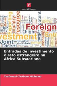 Entradas de investimento direto estrangeiro na África Subsaariana