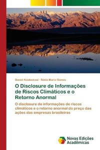 O Disclosure de Informações de Riscos Climáticos e o Retorno Anormal