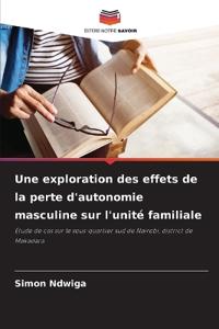 Une exploration des effets de la perte d'autonomie masculine sur l'unité familiale