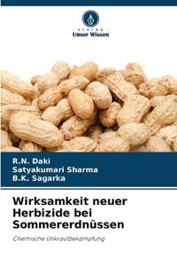 Wirksamkeit neuer Herbizide bei Sommererdnüssen