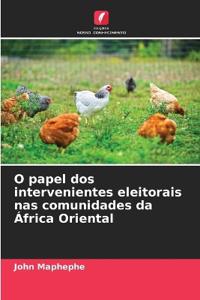 O papel dos intervenientes eleitorais nas comunidades da África Oriental