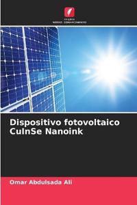 Dispositivo fotovoltaico CuInSe Nanoink