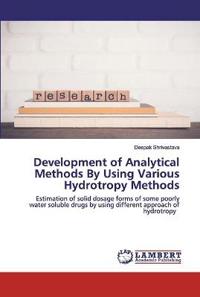 Development of Analytical Methods By Using Various Hydrotropy Methods