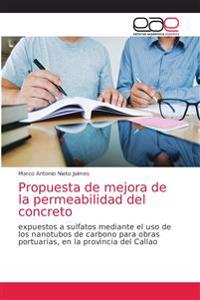 Propuesta de mejora de la permeabilidad del concreto