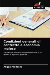 Condizioni generali di contratto e economia malese