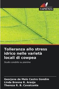 Tolleranza allo stress idrico nelle varietà locali di cowpea