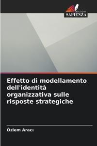 Effetto di modellamento dell'identità organizzativa sulle risposte strategiche