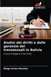 Analisi dei diritti e delle garanzie dei transessuali in Bolivia