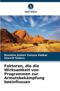 Faktoren, die die Wirksamkeit von Programmen zur Armutsbekämpfung beeinflussen