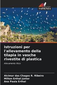 Istruzioni per l'allevamento della tilapia in vasche rivestite di plastica