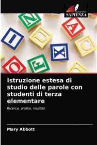 Istruzione estesa di studio delle parole con studenti di terza elementare