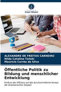 Öffentliche Politik zu Bildung und menschlicher Entwicklung