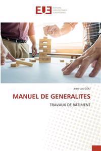 Manuel de Generalites