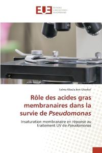 Rôle des acides gras membranaires dans la survie de Pseudomonas