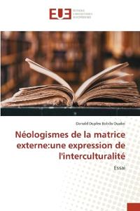 Néologismes de la matrice externe