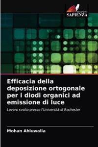 Efficacia della deposizione ortogonale per i diodi organici ad emissione di luce