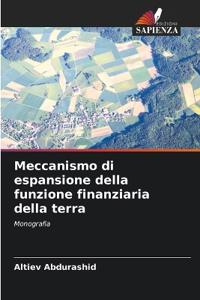 Meccanismo di espansione della funzione finanziaria della terra