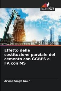Effetto della sostituzione parziale del cemento con GGBFS e FA con MS
