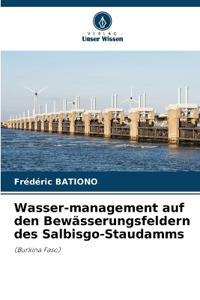 Wasser-management auf den Bewässerungsfeldern des Salbisgo-Staudamms