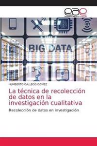 La técnica de recolección de datos en la investigación cualitativa