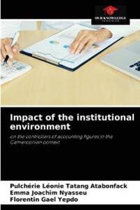 Impact of the institutional environment
