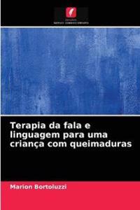 Terapia da fala e linguagem para uma criança com queimaduras