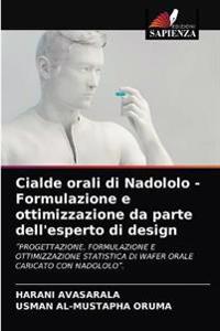 Cialde orali di Nadololo - Formulazione e ottimizzazione da parte dell'esperto di design