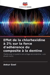 Effet de la chlorhexidine à 2% sur la force d'adhérence du composite à la dentine