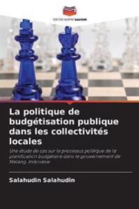 La politique de budgétisation publique dans les collectivités locales