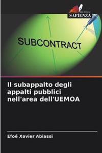 Il subappalto degli appalti pubblici nell'area dell'UEMOA