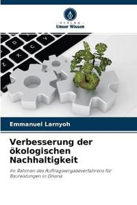 Verbesserung der ökologischen Nachhaltigkeit