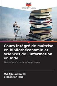 Cours intégré de maîtrise en bibliothéconomie et sciences de l'information en Inde