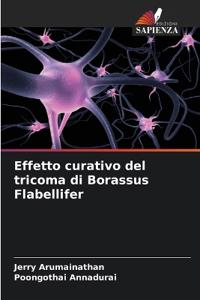 Effetto curativo del tricoma di Borassus Flabellifer