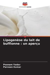 Lipogenèse du lait de bufflonne